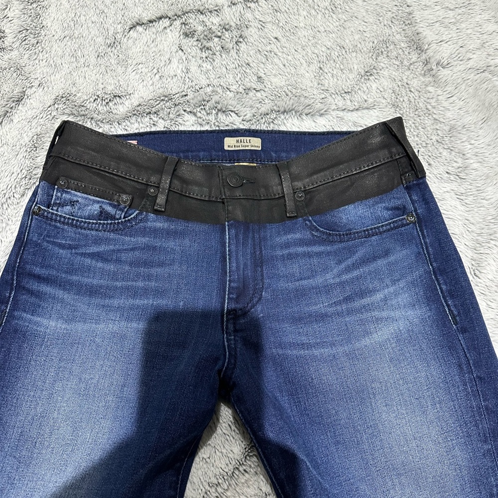 True Religion Jeans - Halle High Rise -  Limited Edition Blue with Black Trim